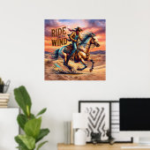 Cooler Western Poster (Heimbüro)