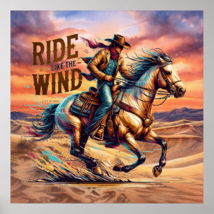 Cooler Western Poster