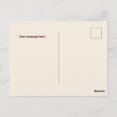 Cooler Western Postkarte (Rückseite)