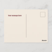 Cooler Western Postkarte (Rückseite)