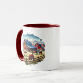 Cooler Western Rach Monogramm Tasse (Vorderseite Links)