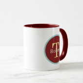 Cooler Western Rach Monogramm Tasse (VorderseiteRechts)