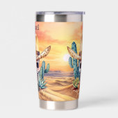 Cooler Western Schädelname Thermobecher (Links)