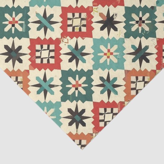 Cooler Western Seidenpapier (Ausschnitt)