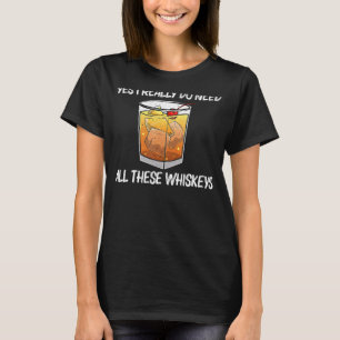 Cooler Whiskey für Männer Malt Whisky Alkohol Bou T-Shirt