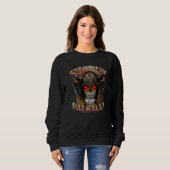 Cooler Wikinger Sie sehen sich in Walhalla Nordisc Sweatshirt (Vorne ganz)