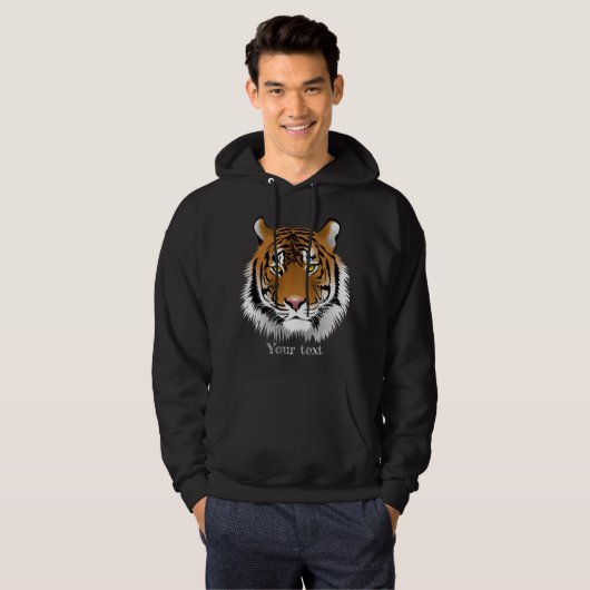 Cooler Wild-Tier-Tiger Hoodie (Vorne ganz)