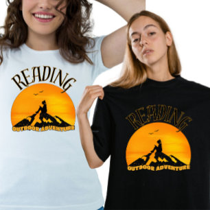 Cooler Wilder Leser Sunset Mountain T-Shirt