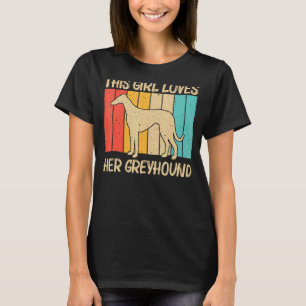 Cooler Windhund für Mädchen Mama Leuchtturm Hausti T-Shirt