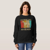 Cooler Windhund für Mama Frauen Sighthound Haustie Sweatshirt (Vorne ganz)