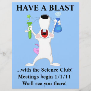 Cooler Wissenschaftsclub Flyer