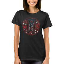 Cooler WordArt-Staat für Frauen im Ohio-T - Shirt