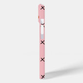 Cooler "XOXO" Herzenslust Valentinstag Case-Mate iPhone Hülle (Rückseite / Links)