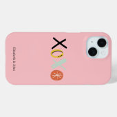 Cooler "XOXO" Herztag Valentinstag Case-Mate iPhone Hülle (Rückseite (Horizontal))