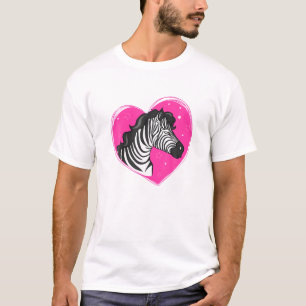 Cooler Zebra Fuuny Hipster Zebra Animals Lover Her T-Shirt