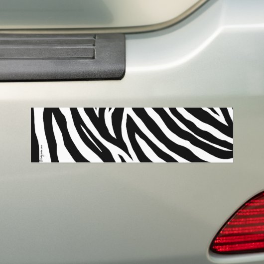 Cooler Zebra Stripes Autoaufkleber (Auf Auto)