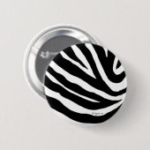 Cooler Zebra Stripes Knopf-Button Button (Vorne & Hinten)