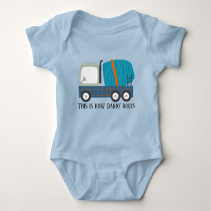 cooler Zementwagen Daddy Baby Strampler