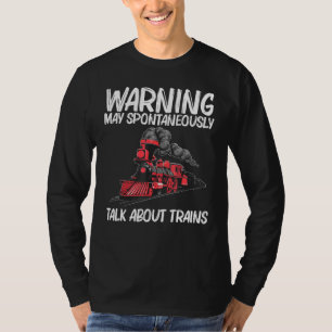 Cooler Zug für Frauen Eisenbahn Öffentlicher Verke T-Shirt