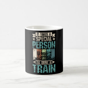 Cooler Zugfahrer Kaffeetasse