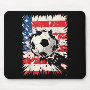 Cooler Zusammenprall für Sportfans und Pla Mousepad