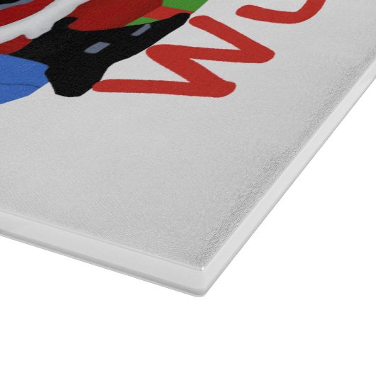 Cooler Zuschnitt Schneidebrett (Ecke)