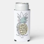 Coolere Ananas Selters Dosenkühler (Seltzer Vorderseite)