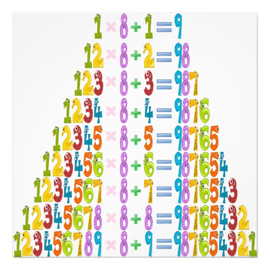 Coolere Funny Math Equations Fotodruck (Vorne)