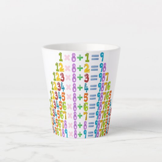 Coolere Funny Math Equations Milchtasse (Vorderseite)