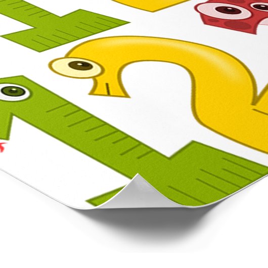 Coolere Funny Math Equations Poster (Ecke)