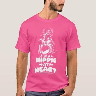 Coolere Hippie-Vater Drums Familie T-Shirt