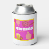 Coolere Schwestern, die es sehen Podcast Dosenkühler (Kanne Vorderseite)