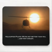 Coolerer Versuchshubschrauber Mousepad (Vorne)