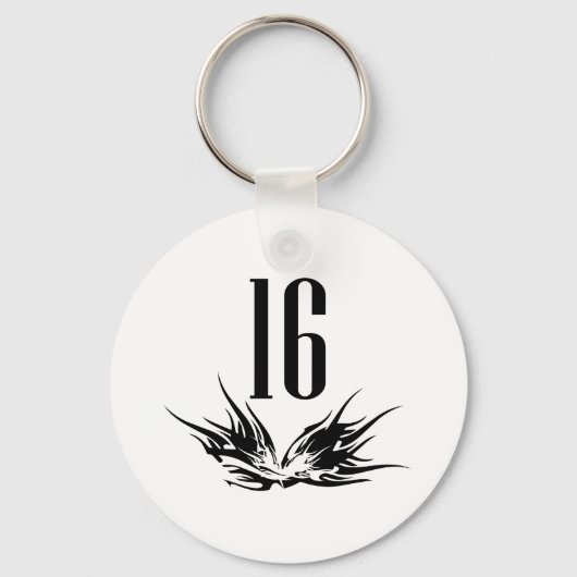 Cooles 16. Geburtstagsgeschenk Schlüsselanhänger (Vorderseite)