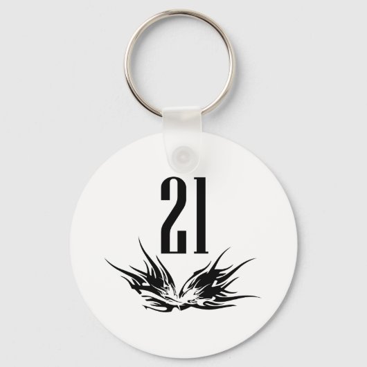 Cooles 21. Geburtstagsgeschenk Schlüsselanhänger (Vorderseite)