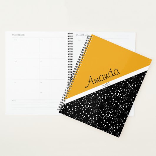 Cooles 3-Töne-Design personalisiert, individuelles Planer (Anzeige)