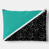 Cooles 3-Töne-Design personalisiert Zubehörtasche (Rückseite)