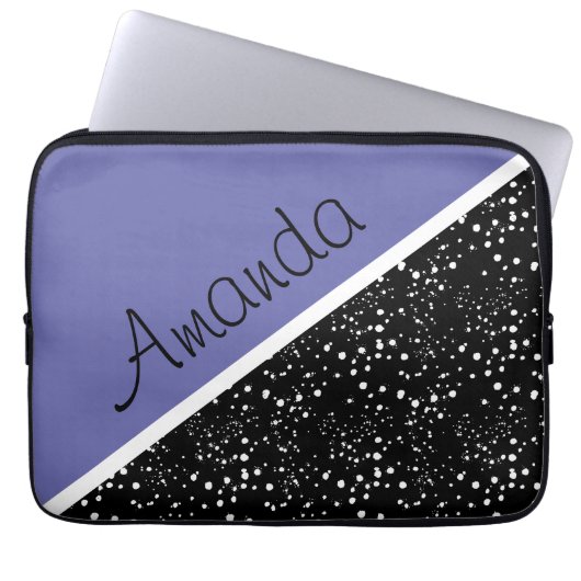 Cooles 3-Töne-Design personalisierte Notebookhülle Laptopschutzhülle (Vorderseite)