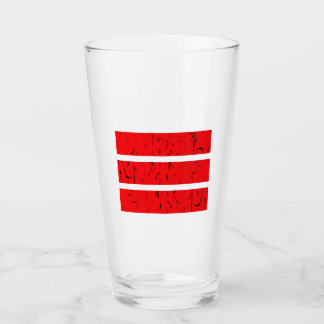 Cooles 3-zeiliges Symbol | Einheitlichkeit und Har Glas
