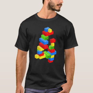 Cooles 4. Geburtstag Gebäude Blockiert 4 Jahre alt T-Shirt