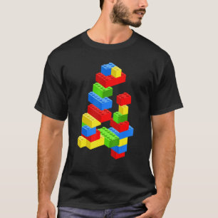 Cooles 4. Geburtstag Gebäude Blockiert 4 Jahre alt T-Shirt