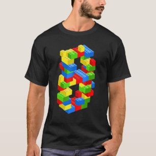 Cooles 8. Geburtstag Gebäude Blockiert 8 Jahre alt T-Shirt