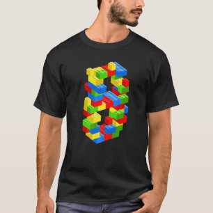 Cooles 8. Geburtstag Gebäude Blockiert 8 Jahre alt T-Shirt