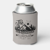 cooles Abenteuer auf dem Berg Dosenkühler (Kanne Rückseite)