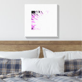 Cooles abstraktes Design Leinwanddruck (Insitu (Schlafzimmer))