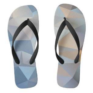 Cooles Abstraktes Dreieck-Muster Badesandalen