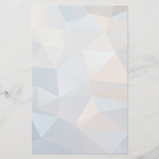 Cooles Abstraktes Dreieck-Muster Briefpapier (Vorderseite)
