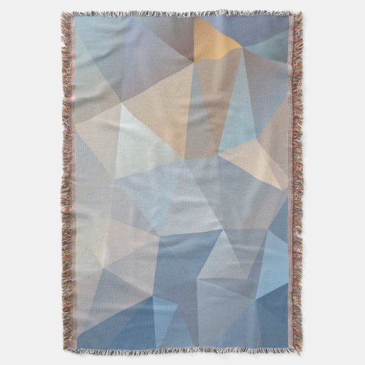 Cooles abstraktes Dreieck-Muster Decke (Vorderseite Vertikal)