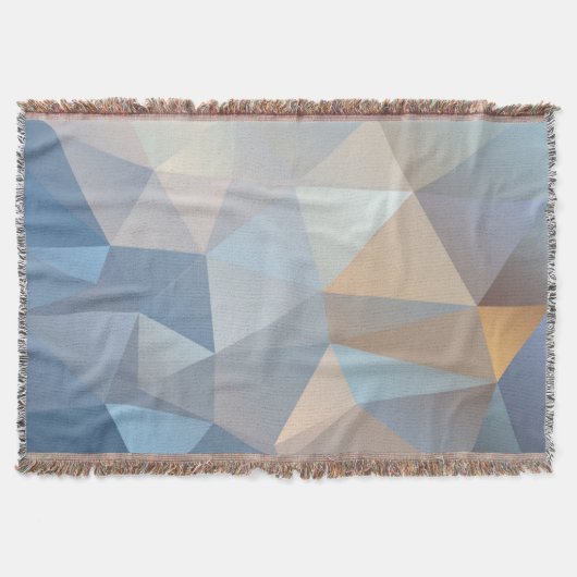 Cooles abstraktes Dreieck-Muster Decke (Vorderseite)