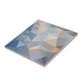 Cooles abstraktes Dreieck-Muster Fliese (Seite)